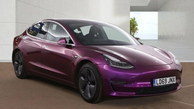 Tesla Model 3 Motor Long Range Purple