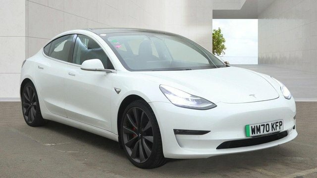 Tesla Model 3 Motor Performance 4Wde White
