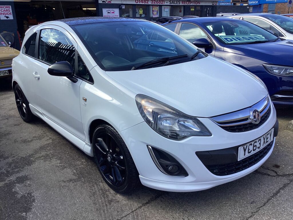 Vauxhall Corsa Corsa Hatchback YC63XEY White #3