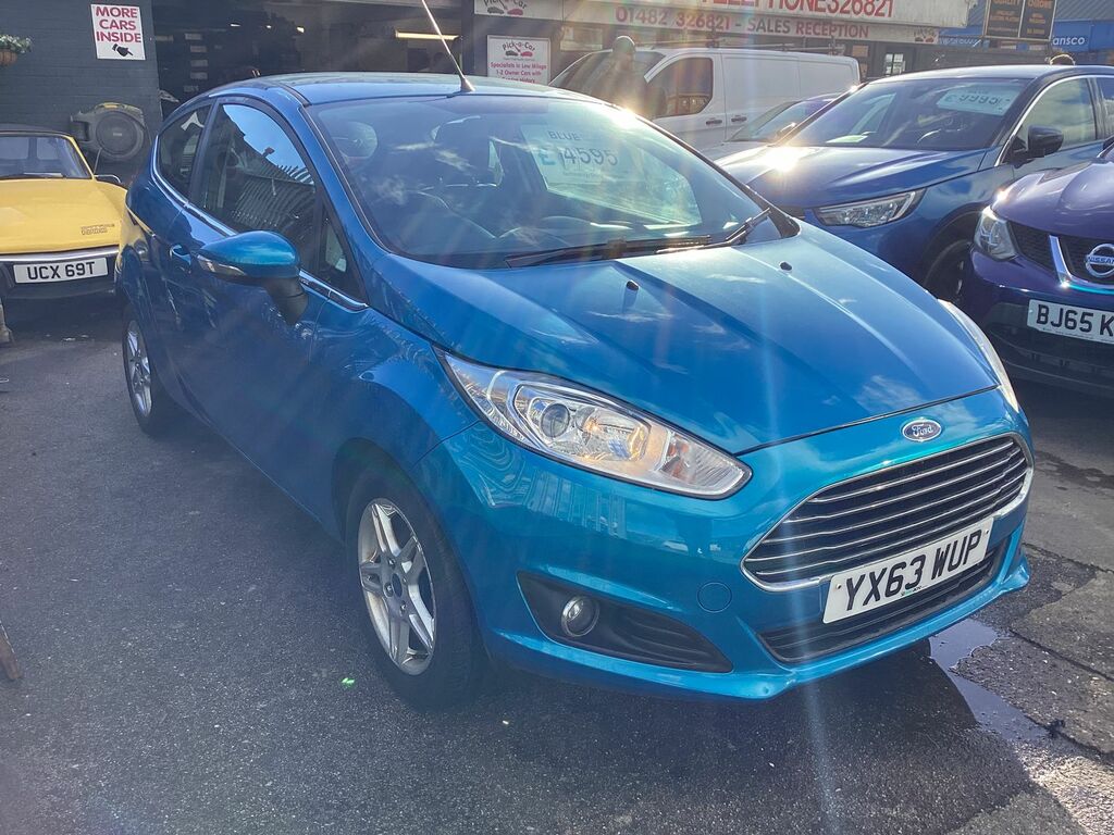 Ford Fiesta 1.2L Zetec Hatchback Euro 5 81 YX63WUP Blue