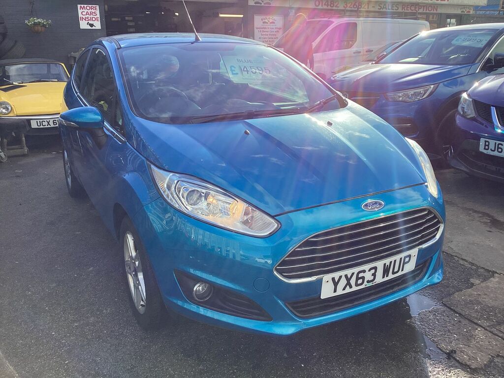Ford Fiesta 1.2L Zetec Hatchback Euro 5 81 YX63WUP Blue #4