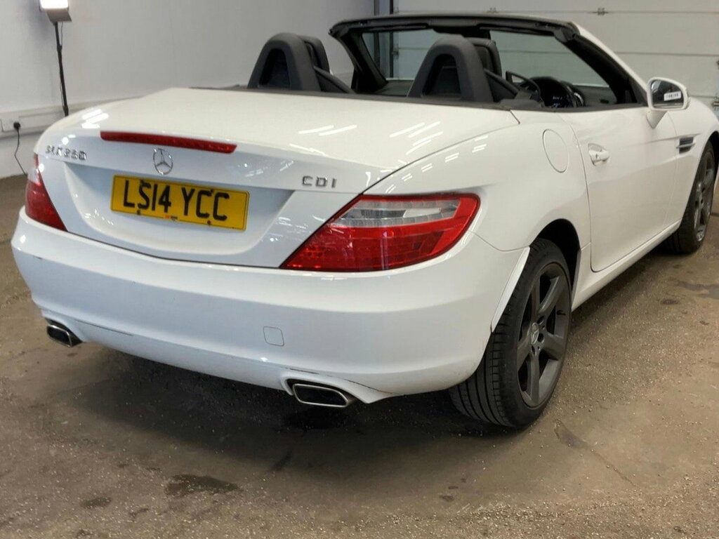 Mercedes-Benz SLK 2.1 Slk250 Cdi Convertible G-tronic Eu White #4