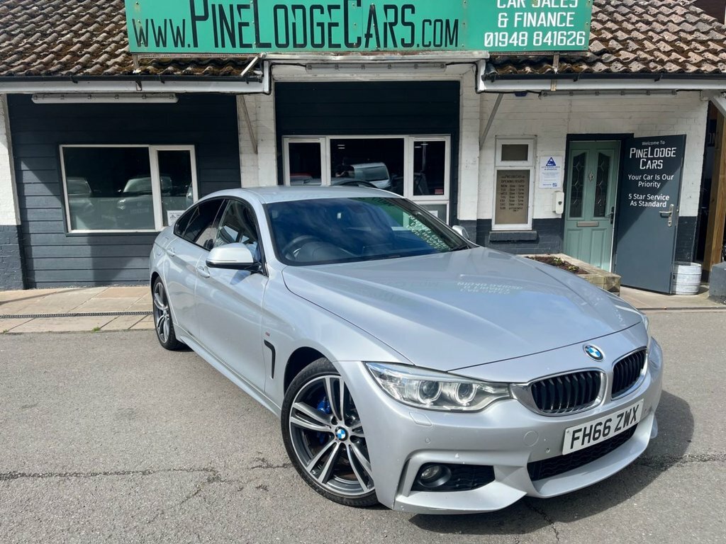 BMW 4 Series Gran Coupe 2L M Sport Silver