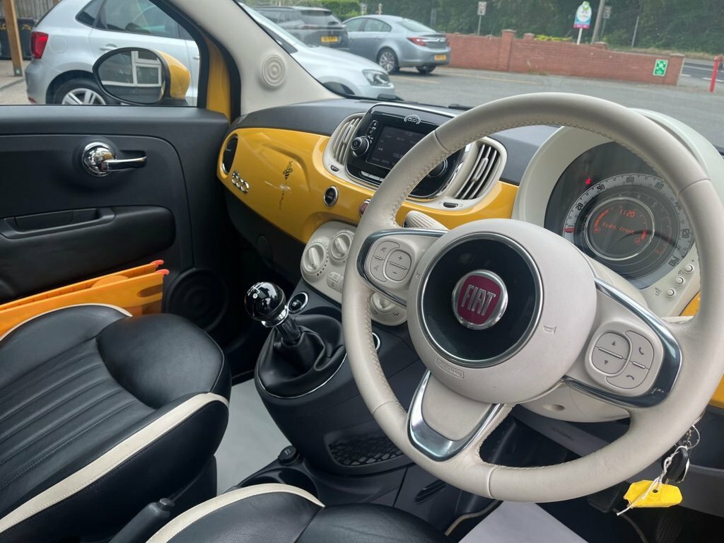 Fiat 500 0.9L Lounge GN16XKP Yellow #2