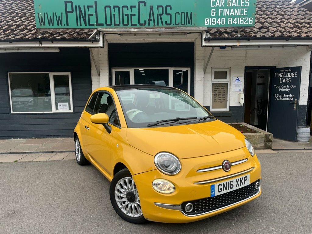 Fiat 500 0.9L Lounge Yellow