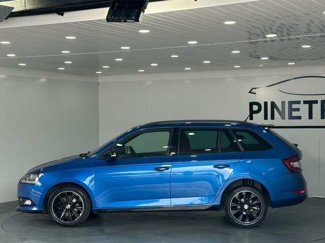Skoda Fabia 1.0 Tsi Monte Carlo Estate Euro DG70NUJ Blue #3