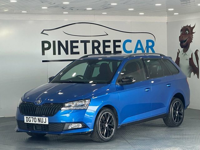 Skoda Fabia 1.0 Tsi Monte Carlo Estate Euro DG70NUJ Blue #2