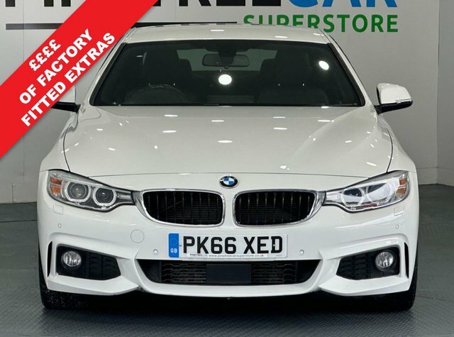 BMW 4 Series Gran Coupe 2.0 420D M Sport Coupe Euro 6 S S White