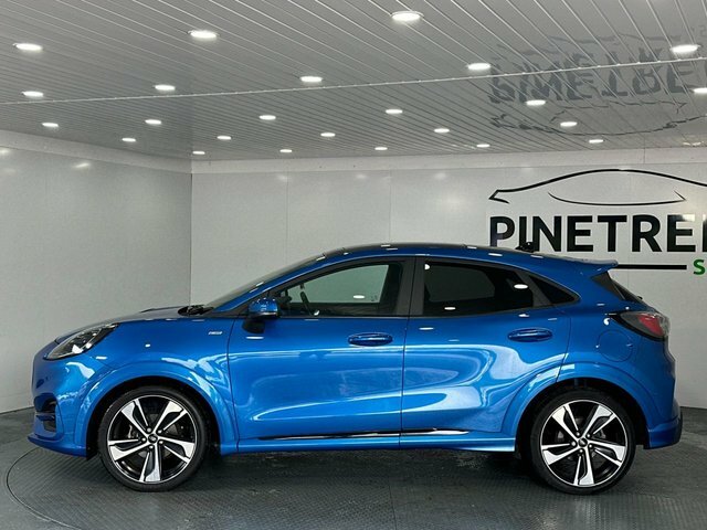 Ford Puma 1.0T Ecoboost Mhev St-line X First Edition Plus Su CA69BXO Blue #4