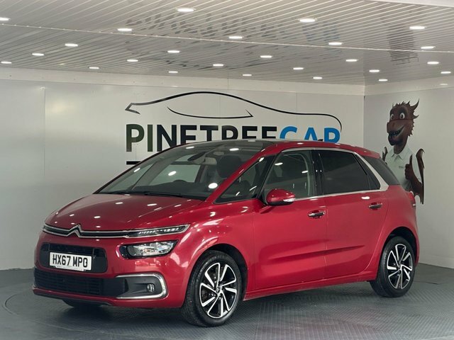 Citroen C4 Picasso 1.6 Bluehdi Flair Mpv Euro 6 S HX67MPO Red #3