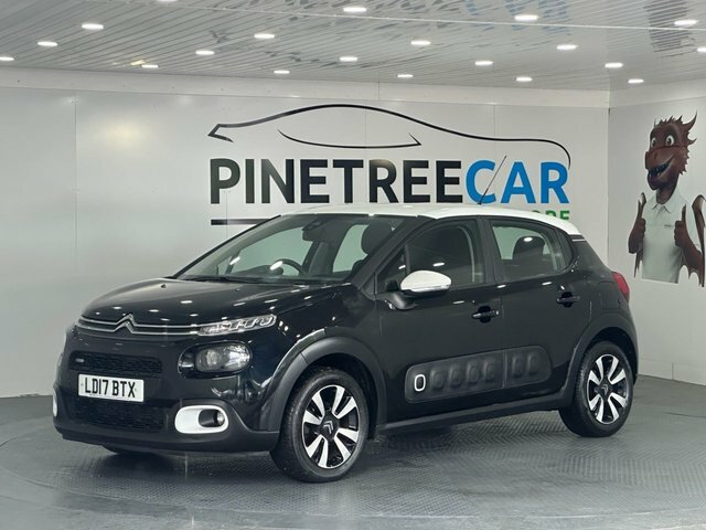 Citroen C3 1.2 Puretech Feel Hatchback Euro LD17BTX Black #3