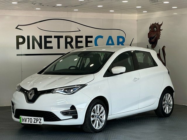 Renault Zoe R135 52Kwh Iconic Hatchback I R HV70ZPZ White #2
