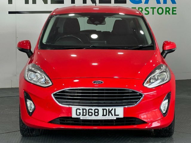 Ford Fiesta 1.0T Ecoboost Gpf Zetec Hatchback Manua Red