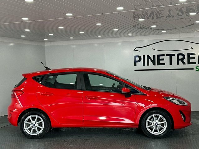 Ford Fiesta 1.0T Ecoboost Gpf Zetec Hatchback Manua GD68DKL Red #5