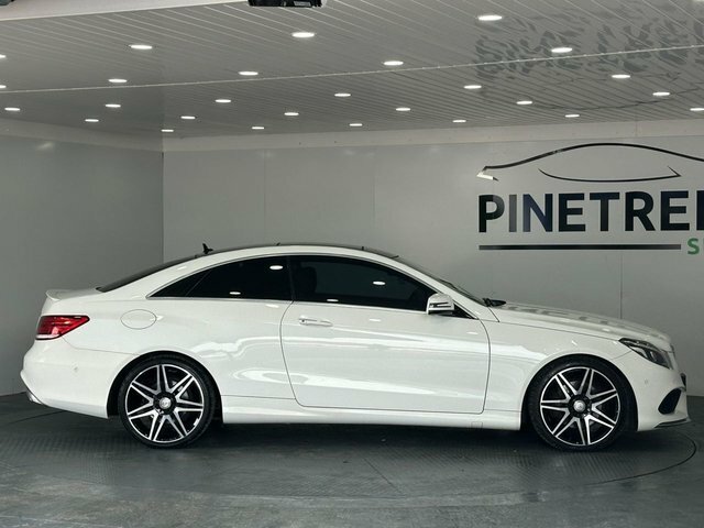 Mercedes-Benz E Class 2.0 E200 Amg Line Premium Coupe G-tro White #4