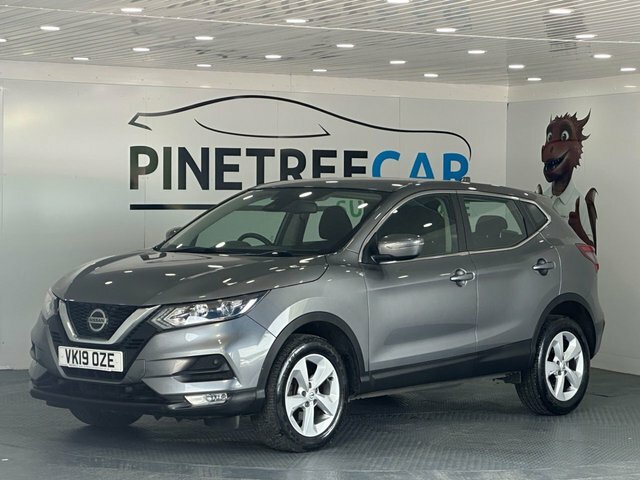 Nissan Qashqai 1.3 Dig-t Acenta Premium Suv Eur VK19OZE Grey #2