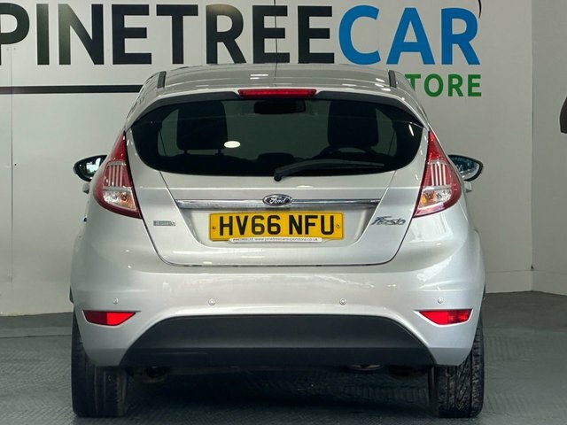 Ford Fiesta 1.0T Ecoboost Titanium Hatchback HV66NFU Silver #6