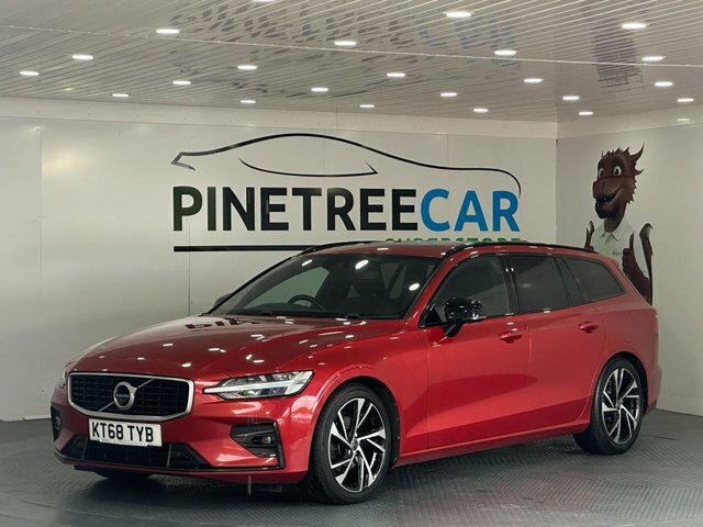 Volvo V60 2.0 D4 R-design Pro Estate Euro 6 KT68TYB Red #2