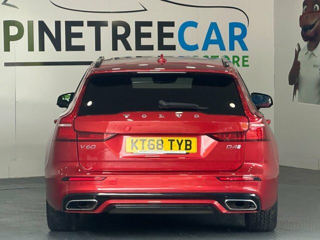 Volvo V60 2.0 D4 R-design Pro Estate Euro 6 KT68TYB Red #6