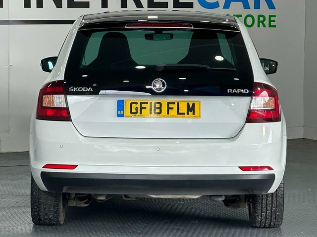 Skoda Rapid Spaceback 1.0 Tsi Se Sport Hatchback Euro White #6