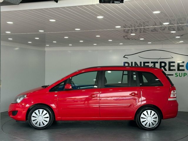 Vauxhall Zafira 1.8 16V Exclusiv Mpv Euro 5 120 Red #3