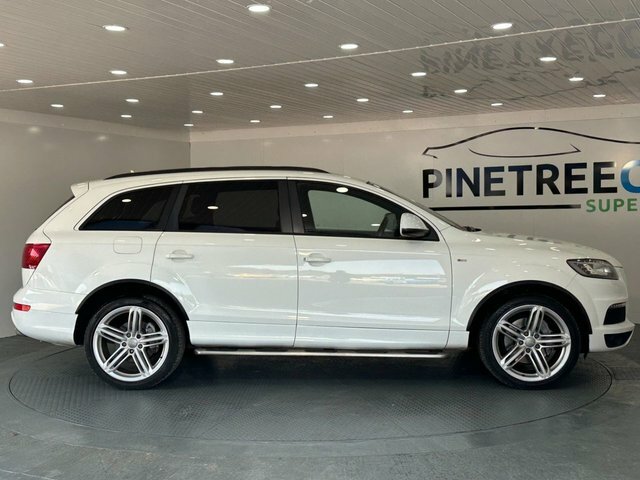 Audi Q7 3.0 Tdi V6 S Line Plus Suv Tiptronic Qu White #4