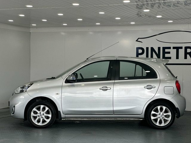 Nissan Micra 1.2 Acenta Hatchback Cvt Euro 5 80 Ps CN64RXJ Silver #4