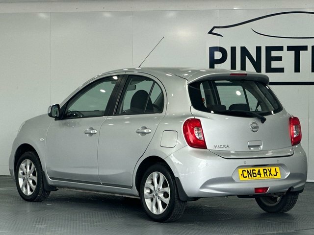Nissan Micra 1.2 Acenta Hatchback Cvt Euro 5 80 Ps CN64RXJ Silver #6