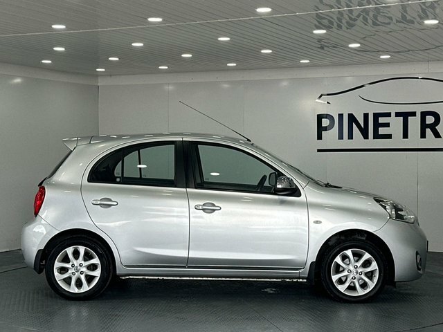 Nissan Micra 1.2 Acenta Hatchback Cvt Euro 5 80 Ps CN64RXJ Silver #5