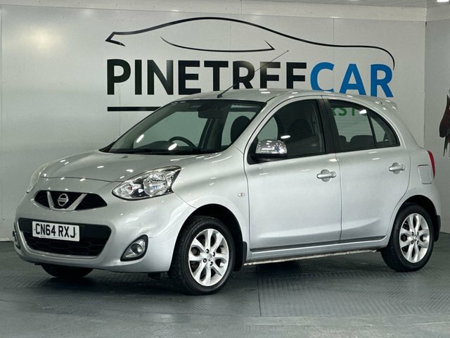 Nissan Micra 1.2 Acenta Hatchback Cvt Euro 5 80 Ps CN64RXJ Silver #3