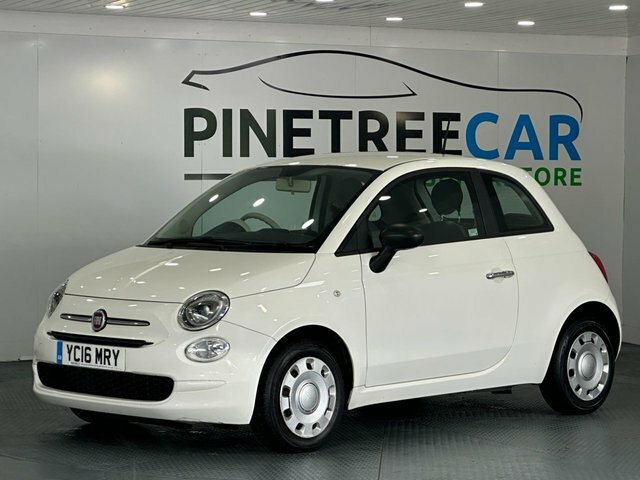 Fiat 500 1.2 Pop Hatchback Euro 6 S S YC16MRY White #3