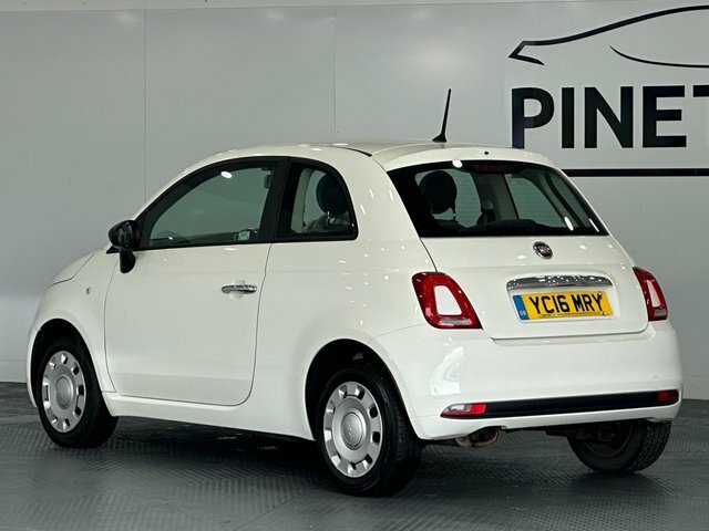 Fiat 500 1.2 Pop Hatchback Euro 6 S S YC16MRY White #6