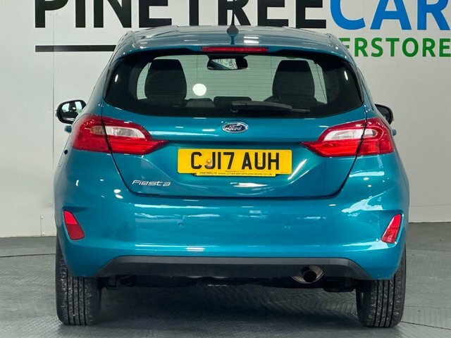 Ford Fiesta 1.0T Ecoboost Zetec Hatchback Eu CJ17AUH Blue #6