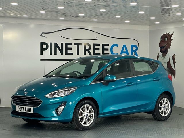 Ford Fiesta 1.0T Ecoboost Zetec Hatchback Eu CJ17AUH Blue #2