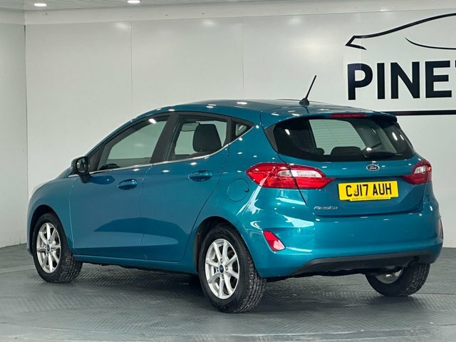 Ford Fiesta 1.0T Ecoboost Zetec Hatchback Eu CJ17AUH Blue #5