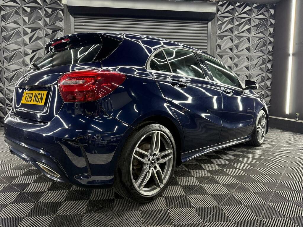 Mercedes-Benz A Class Hatchback 1.6 A160 Amg Line Executive 7G-dct Eur VX18NGN Blue #2