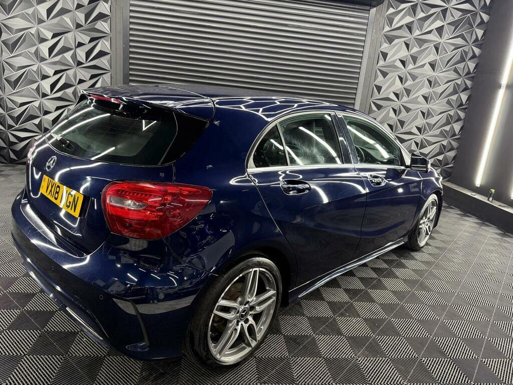 Mercedes-Benz A Class Hatchback 1.6 A160 Amg Line Executive 7G-dct Eur VX18NGN Blue #4