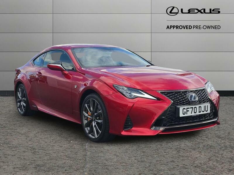 Lexus RC 2.5 300H F Sport E-cvt Euro 6 Ss Red