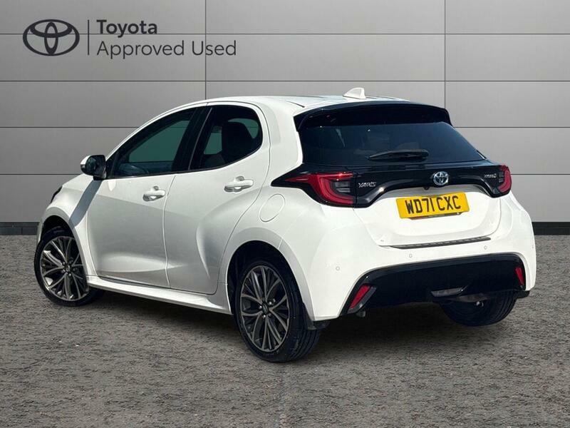 Toyota Yaris 1.5 Vvt-h Excel Hatchback Hybrid E-cvt WD71CXC White #5