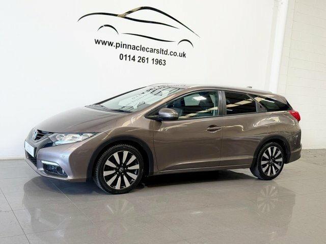 Honda Civic 2015 1.6 I-dtec Sr Tourer Euro 5 Ss Brown #3
