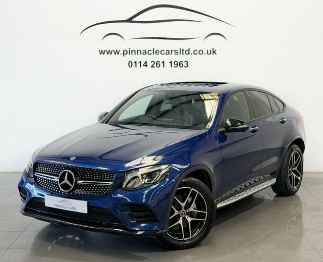 Mercedes-Benz GLC Class 2018 2.1 Glc250d Amg Line Premium Coupe G-tronic Blue #4