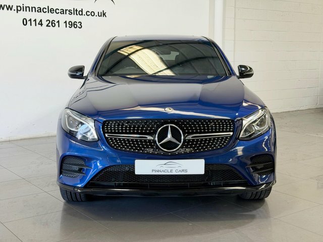 Mercedes-Benz GLC Class 2018 2.1 Glc250d Amg Line Premium Coupe G-tronic Blue #2