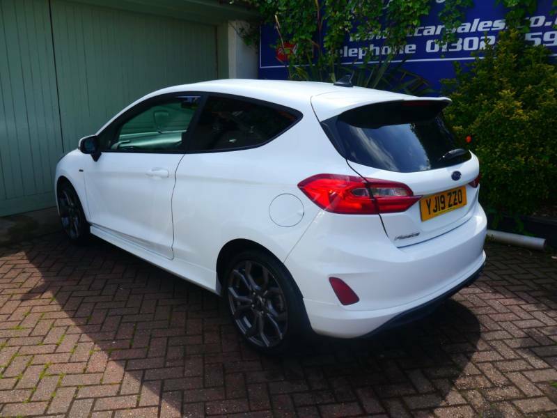 Ford Fiesta 1.0 Ecoboost St-line - 2019 19 White #4