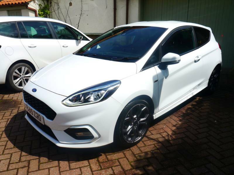 Ford Fiesta 1.0 Ecoboost St-line - 2019 19 White #3