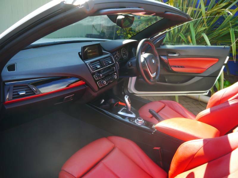 BMW 2 Series 220D Sport Convertible White #12