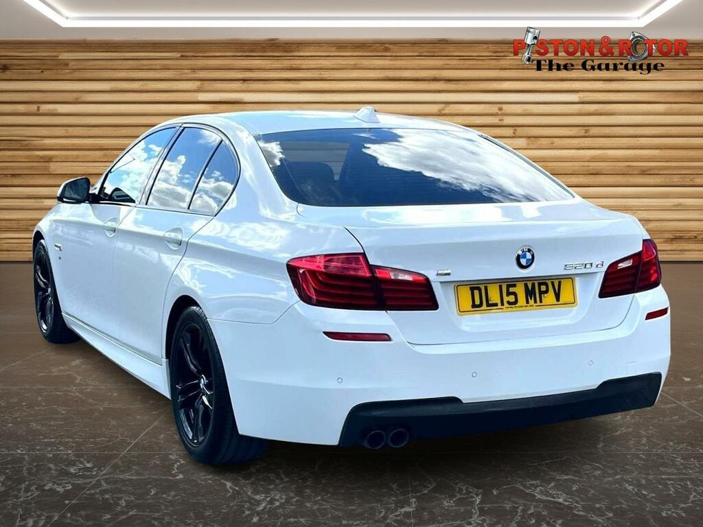 BMW 5 Series 2.0 520D M Sport Euro 6 Ss DL15MPV White #5