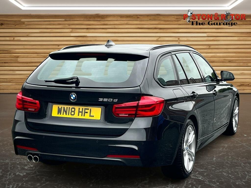 BMW 3 Series 2.0 320D M Sport Touring Euro 6 Ss WN18HFL Black #5