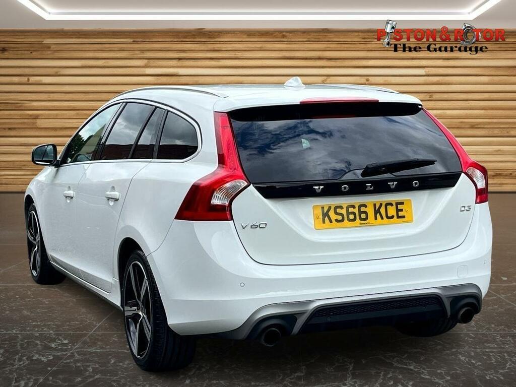 Volvo V60 2.0 D3 R-design Lux Nav Euro 6 Ss White #5