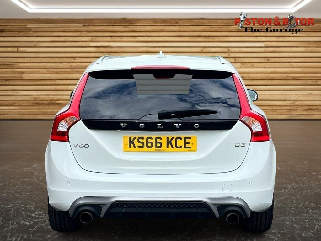 Volvo V60 2.0 D3 R-design Lux Nav Euro 6 Ss White #6