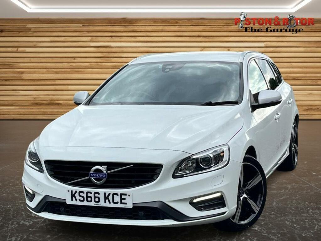 Volvo V60 2.0 D3 R-design Lux Nav Euro 6 Ss White #3